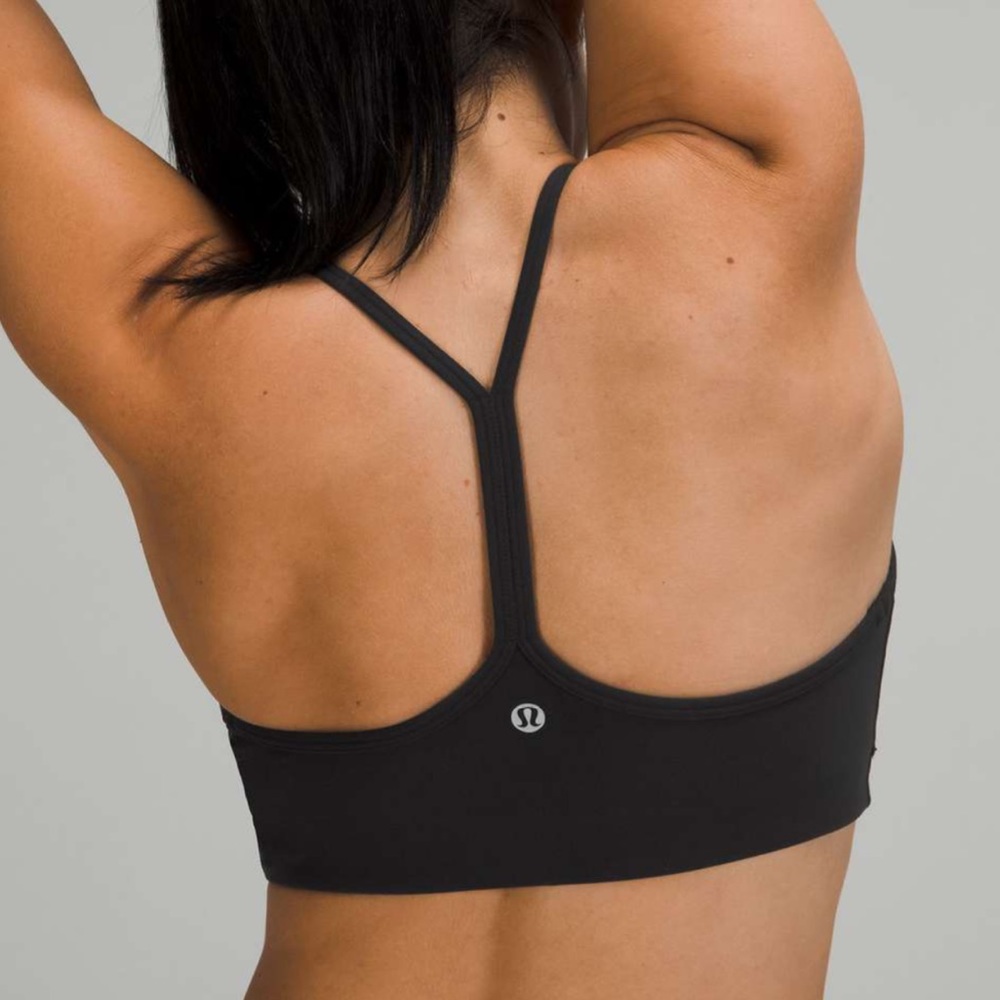 Lululemon Flow Y Wrap-Front High-Neck Bra *Light Support, B/C Cup
Black